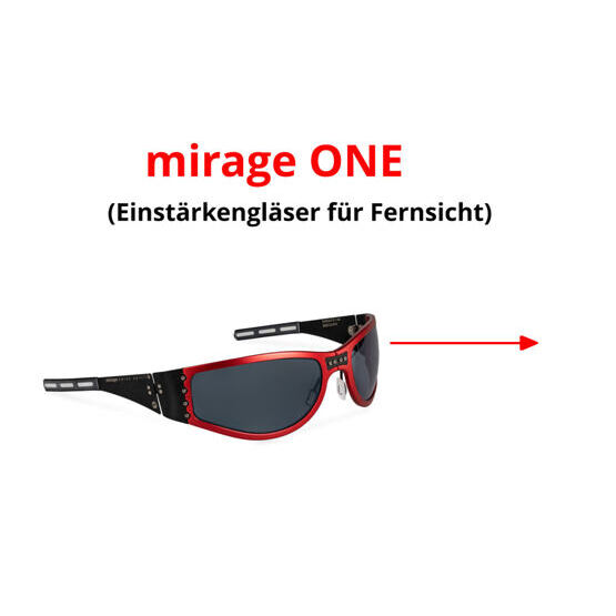 mirage ONE – eine Sehstärke, klarer Fokus.