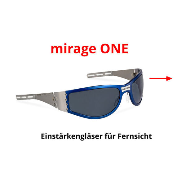 mirage ONE – one prescription, clear focus.