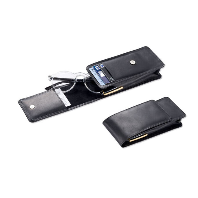 Pierre, leather case with RFID protection